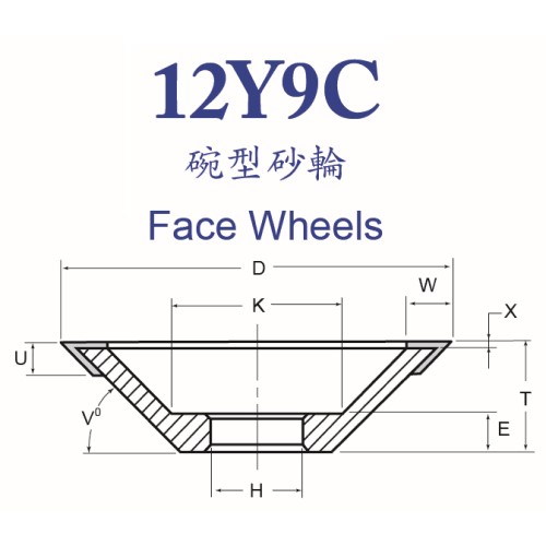 Resinoid Diamond & CBN Wheels - Face Wheel